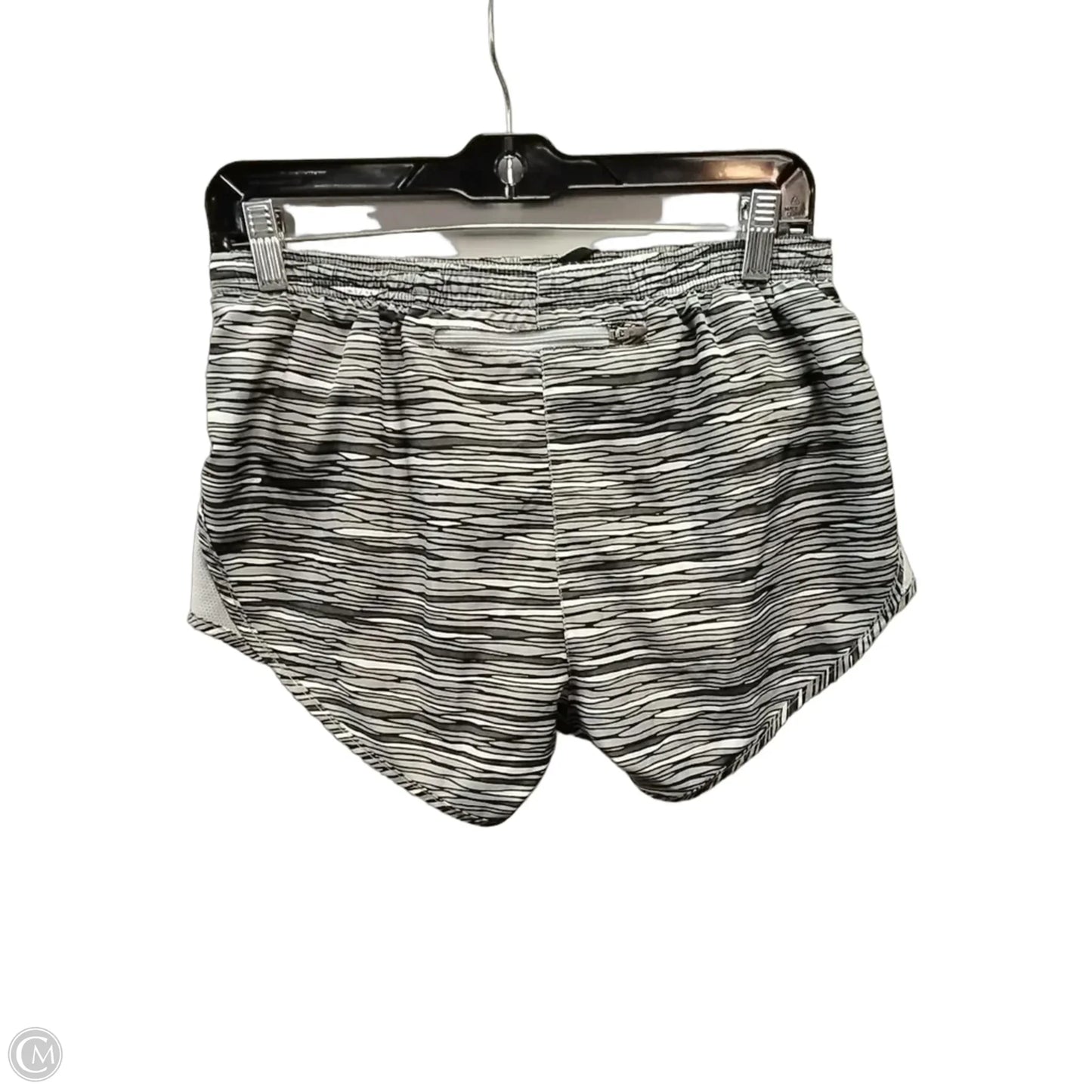 Athletic Shorts By Nike In Grey & White, Size: S
