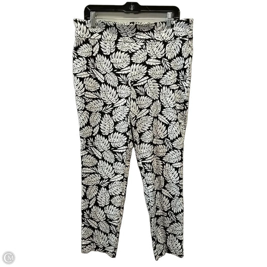 Pants Dress By Counterparts In Black & White, Size: 12
