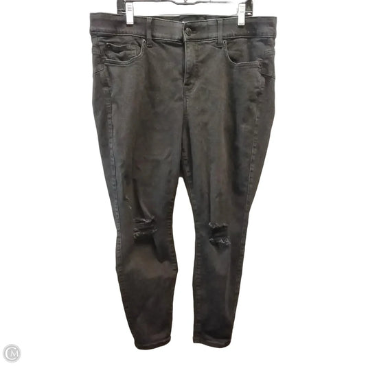 Jeans Skinny By Torrid In Black, Size: 20