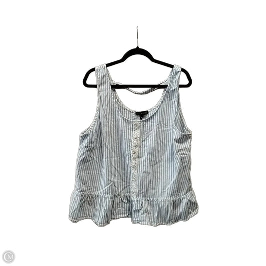 Tank Top By Derek Heart In Striped Pattern, Size: 3x