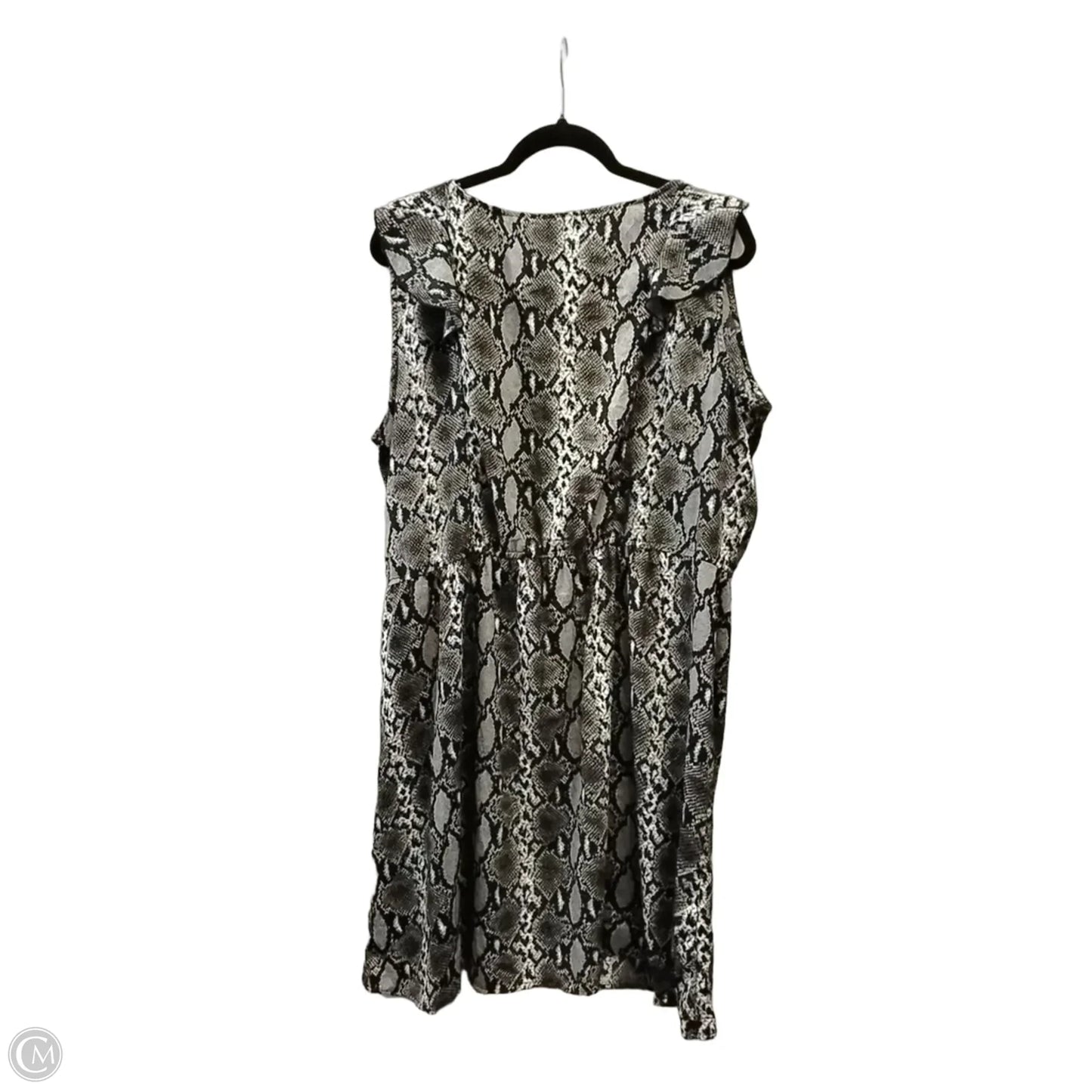 Dress Casual Short By Speed Control In Snakeskin Print, Size: 3x
