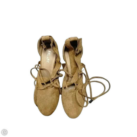 Shoes Heels Platform By Clothes Mentor In Brown, Size: 7.5