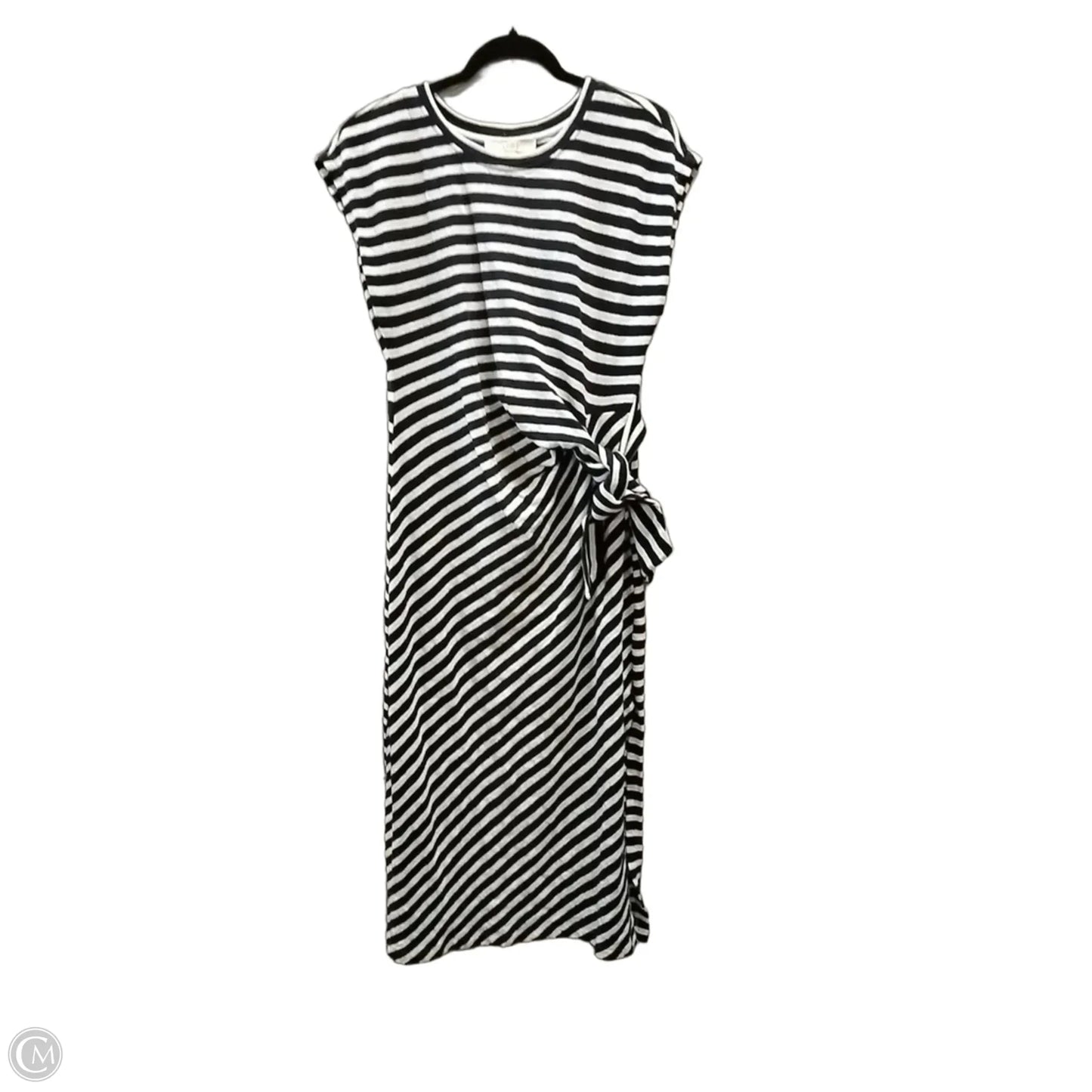 Dress Casual Maxi By Loft In Blue & White, Size: S