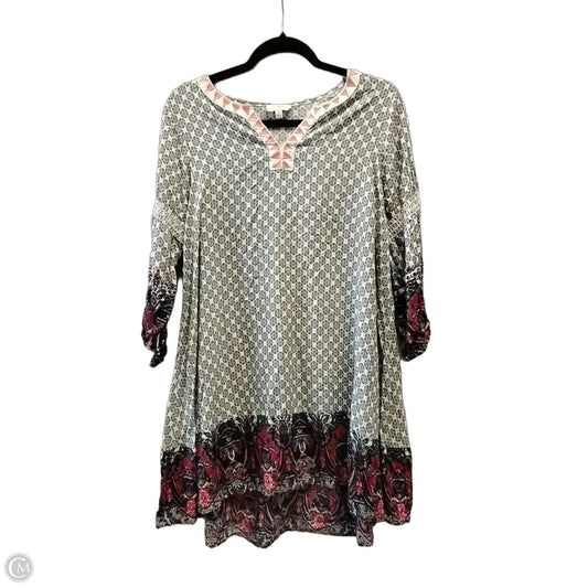 Blouse Long Sleeve By Umgee In Geometric Pattern, Size: M