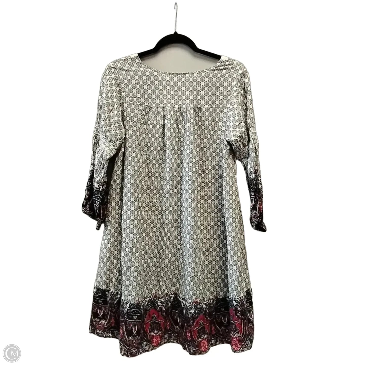 Blouse Long Sleeve By Umgee In Geometric Pattern, Size: M