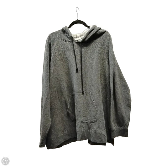 Sweatshirt Hoodie By Maurices In Grey, Size: 4x