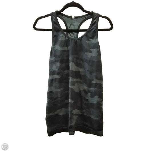 Athletic Tank Top By Athleta In Camouflage Print, Size: M