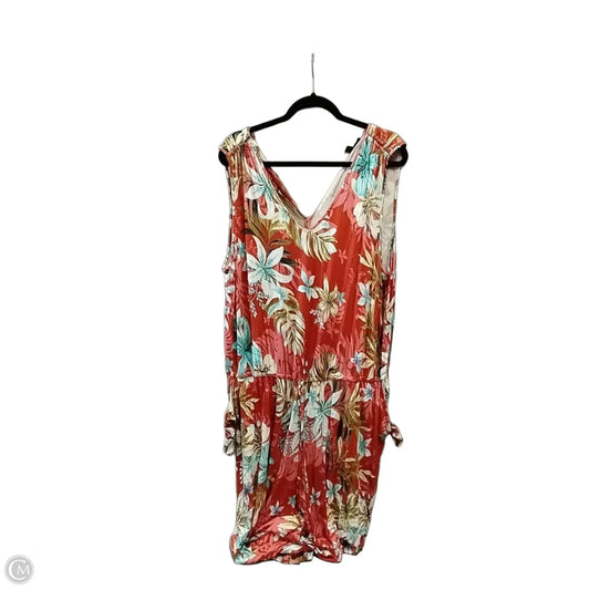 Jumpsuit By Spense In Floral Print, Size: 3x