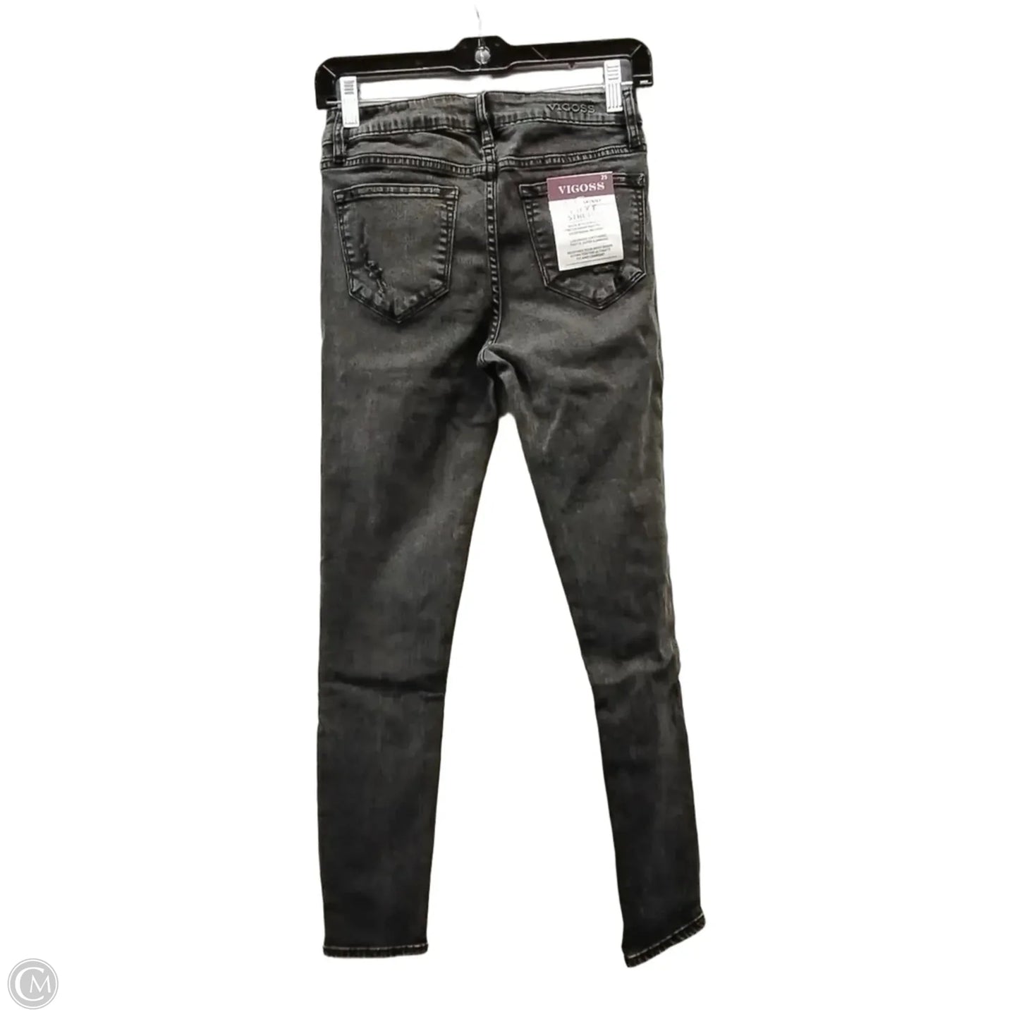 Jeans Skinny By Vigoss In Black, Size: 2