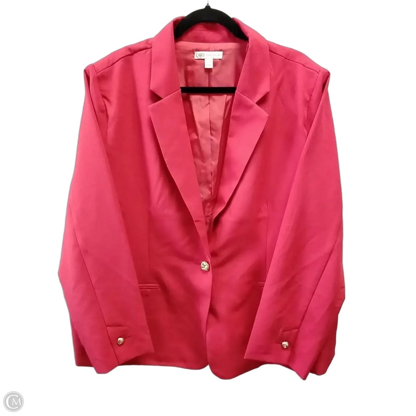 Blazer By Cato In Red, Size: 3x