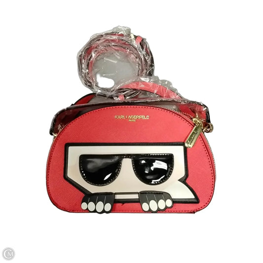 Crossbody Designer By Karl Lagerfeld, Size: Medium