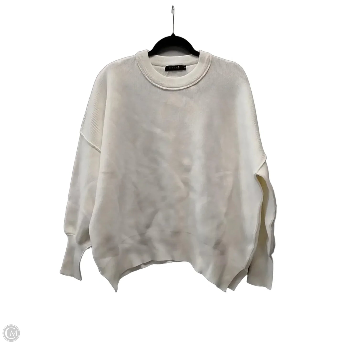 Sweater By Clothes Mentor In White, Size: S
