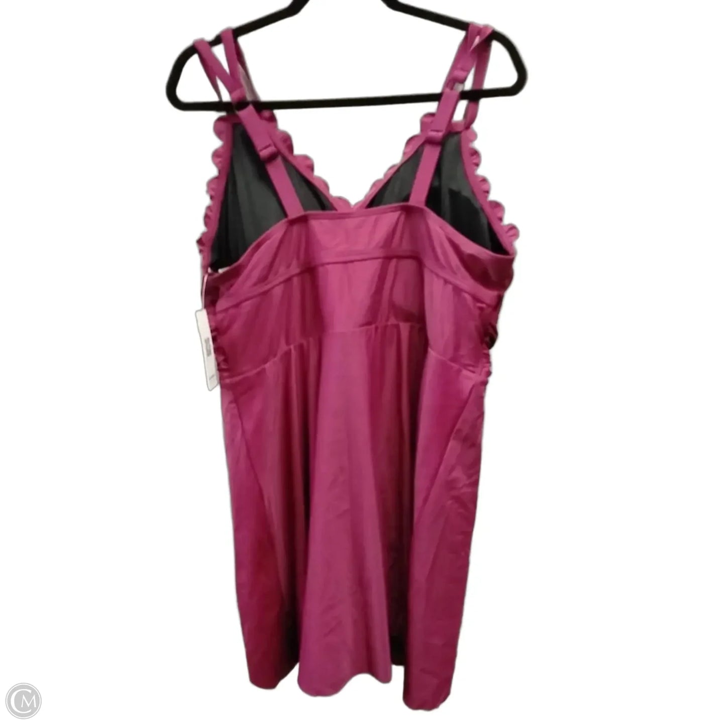 Swimsuit By Clothes Mentor In Purple, Size: 3x