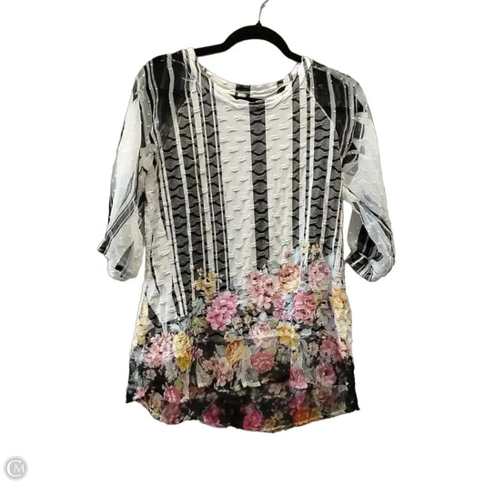 Blouse Long Sleeve By Cubism In Multi-colored, Size: S