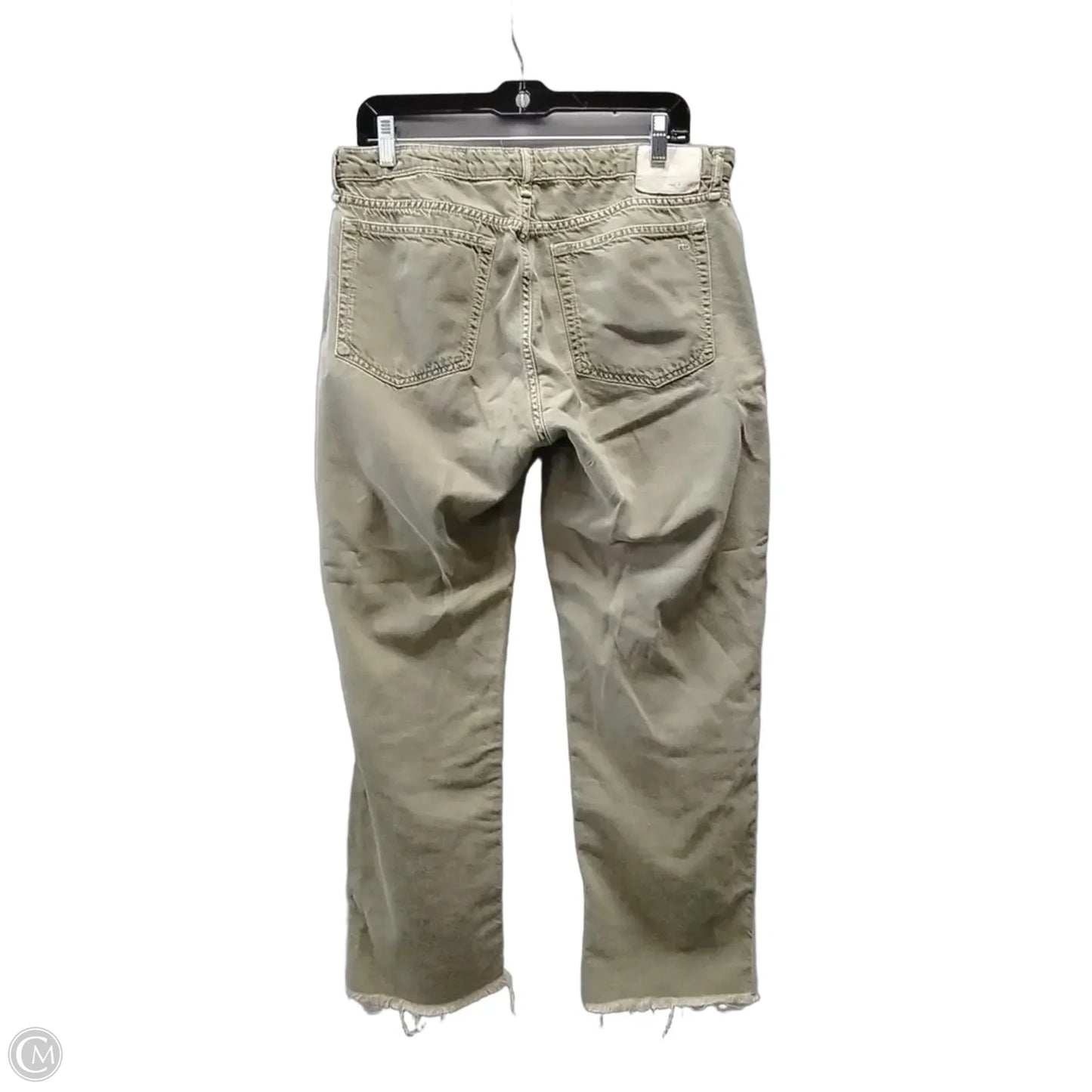 Jeans Cropped By Rag And Bone In Green, Size: 8