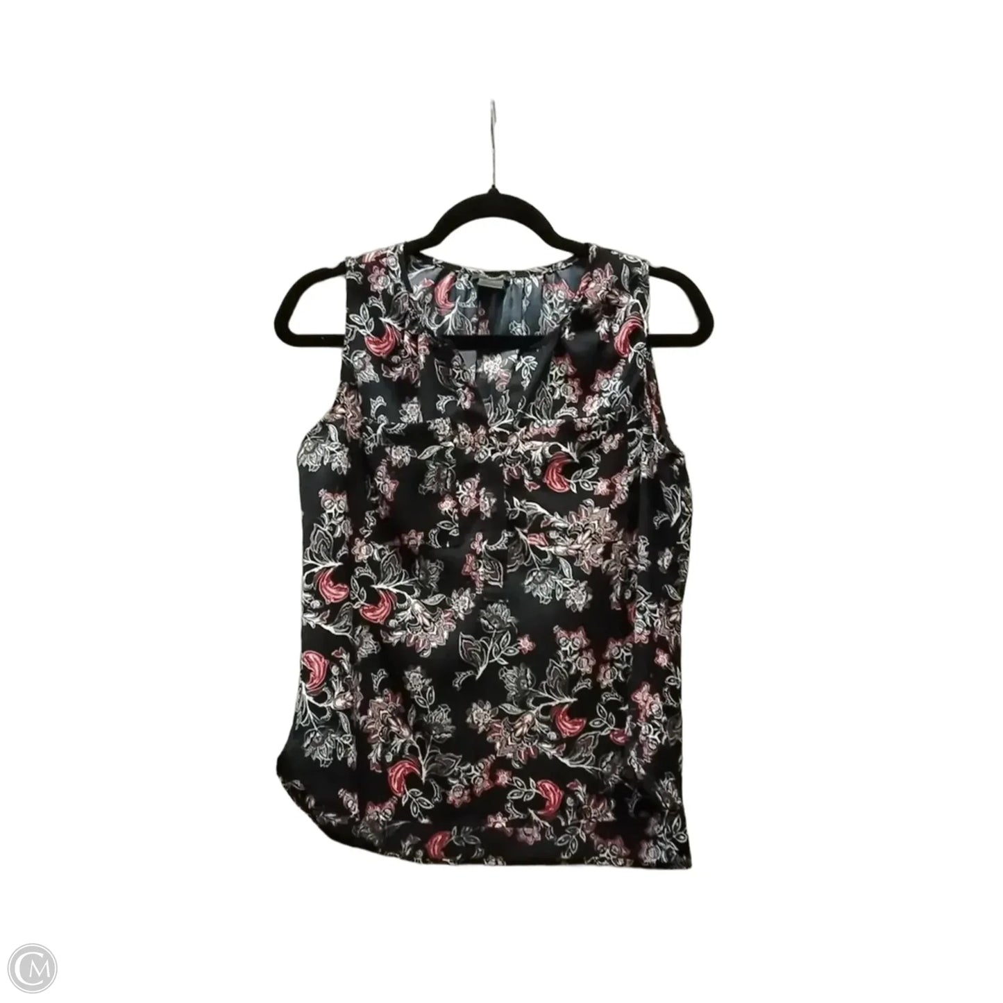 Blouse Short Sleeve By Ann Taylor In Blue & Red & White, Size: Sp