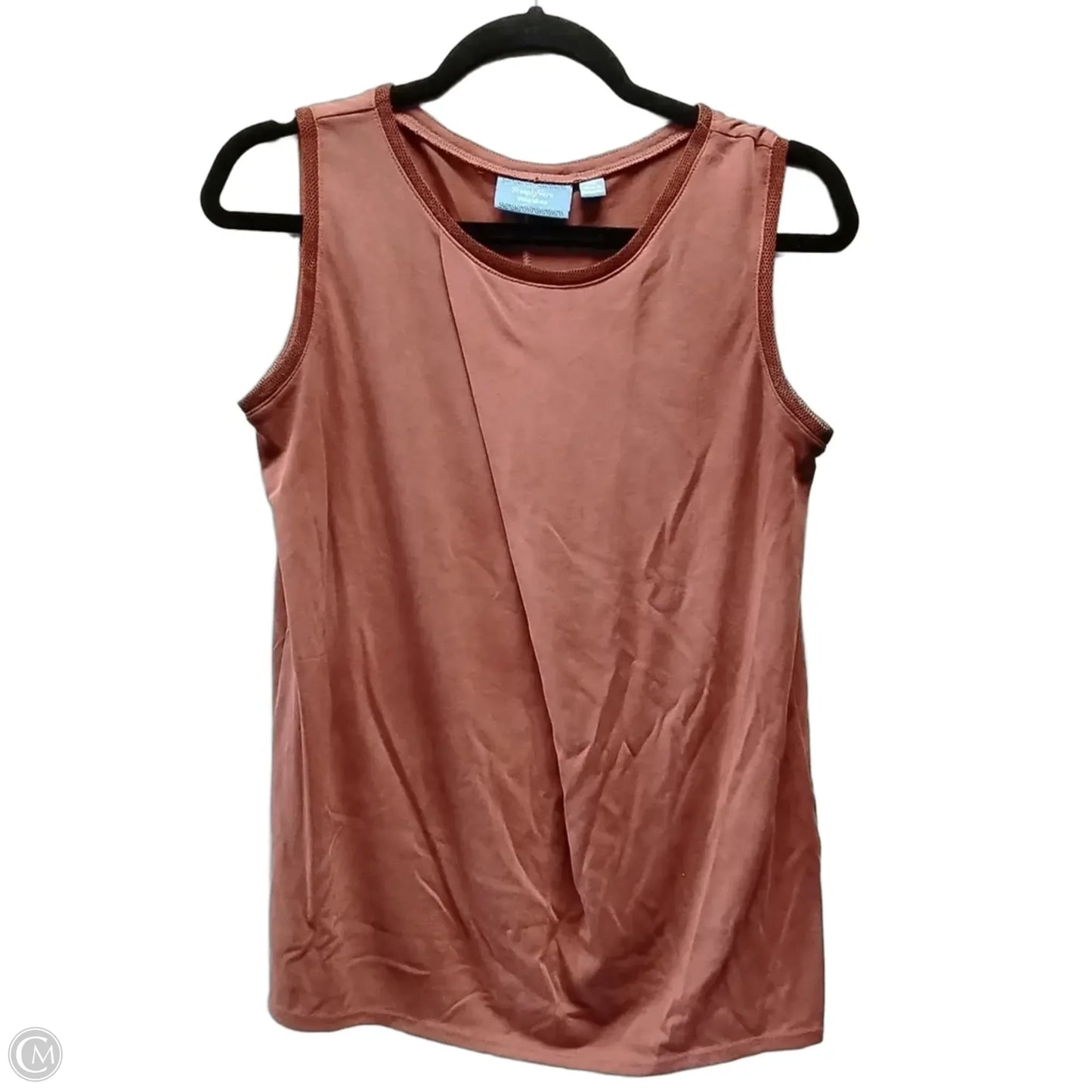 Blouse Sleeveless By Simply Vera In Orange, Size: Xs