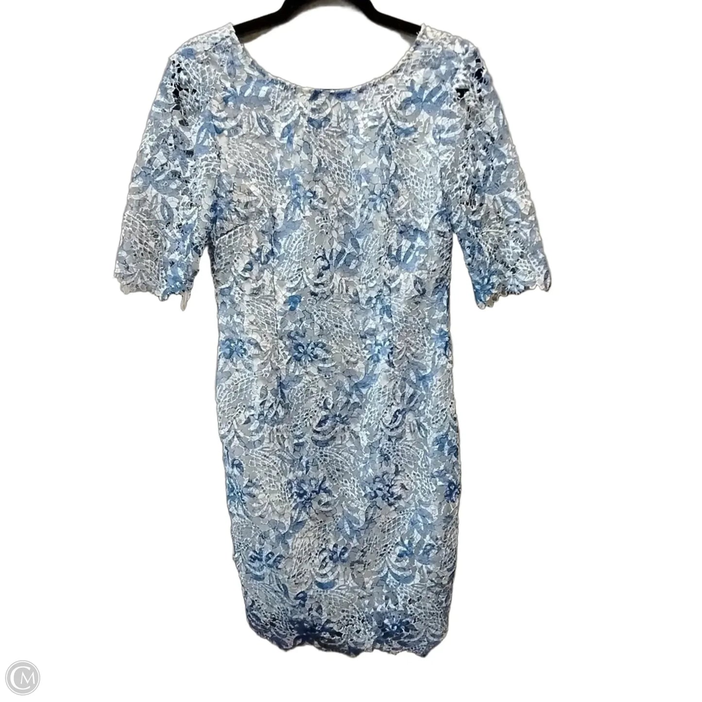 Dress Casual Short By Antonio Melani In Blue & White, Size: 4