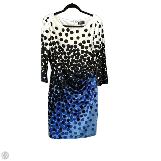 Dress Casual Midi By Tahari In Multi-colored, Size: 14