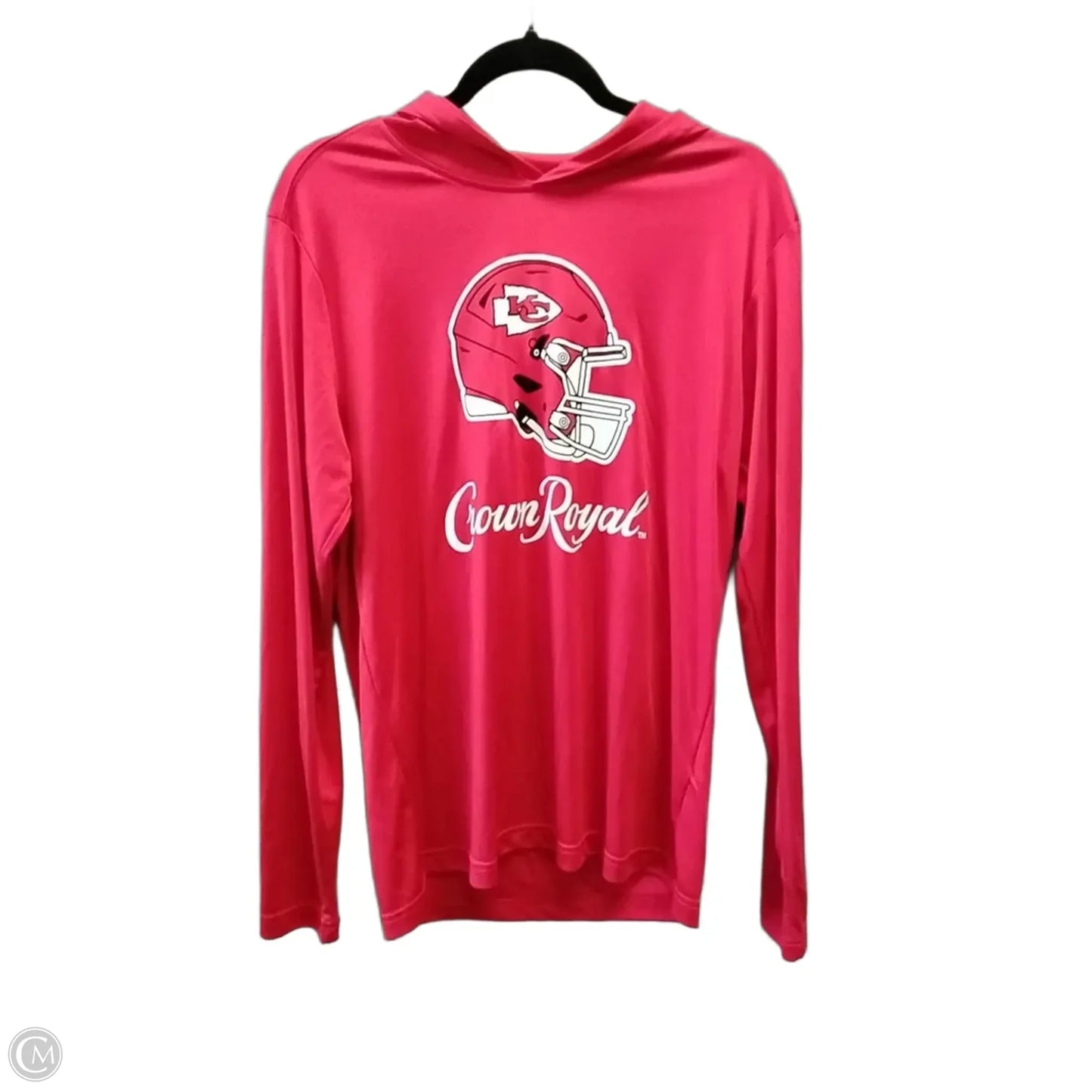 Athletic Top Long Sleeve Hoodie By Clothes Mentor In Red, Size: M