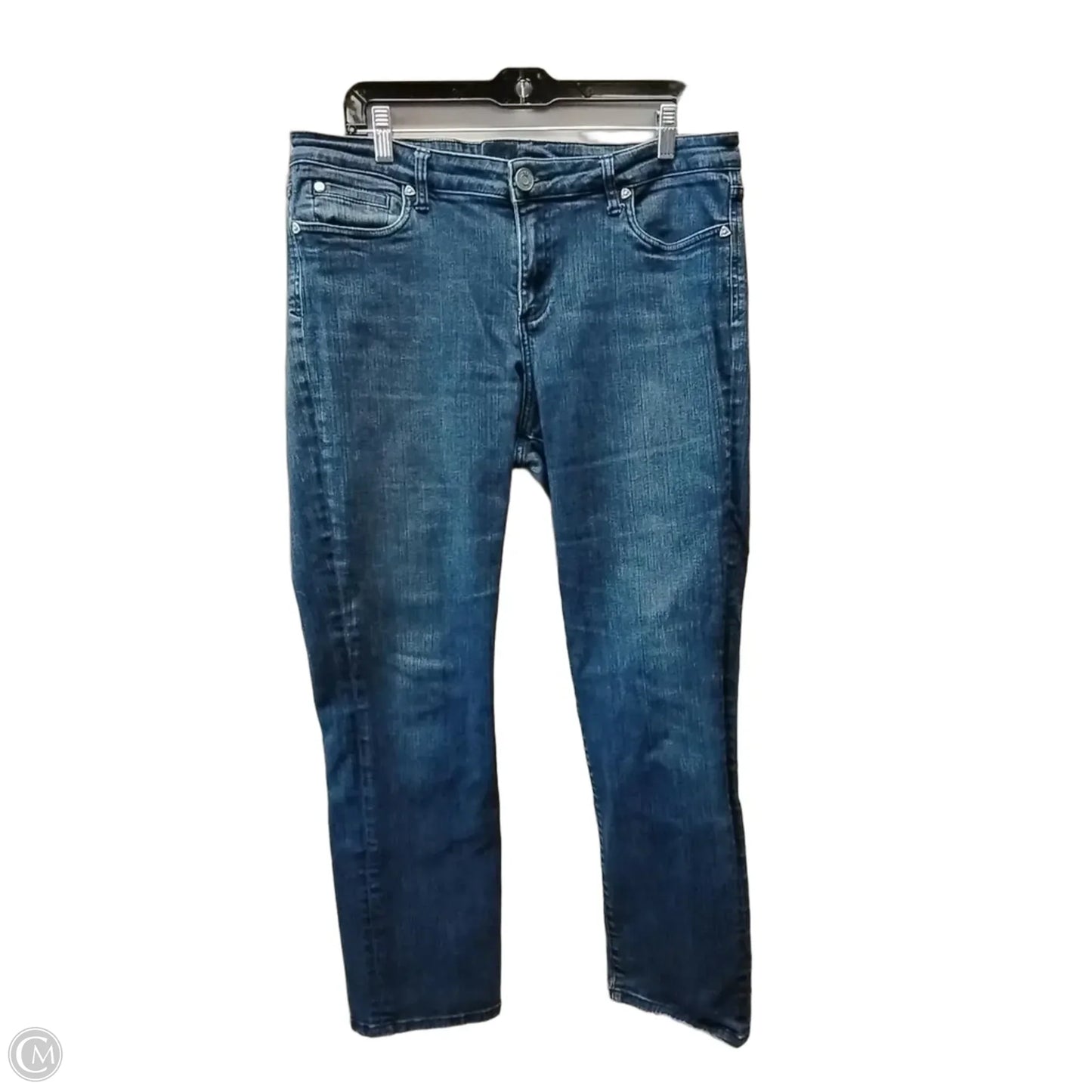 Jeans Straight By Kut In Blue, Size: 14