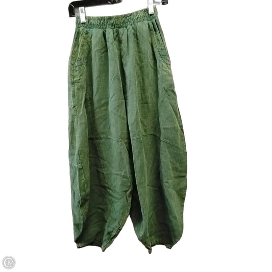 Pants Wide Leg By Micas In Green, Size: 0