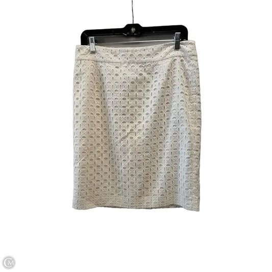 Skirt Midi By Banana Republic In Beige, Size: 8