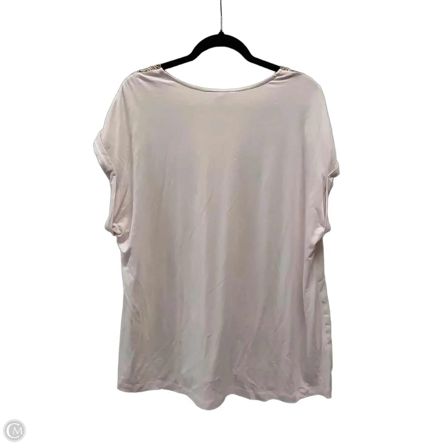 Top Short Sleeve By Dr2 In Pink & Yellow, Size: Xl