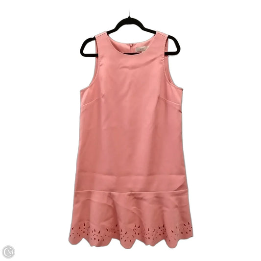 Dress Casual Midi By Loft In Peach, Size: 12