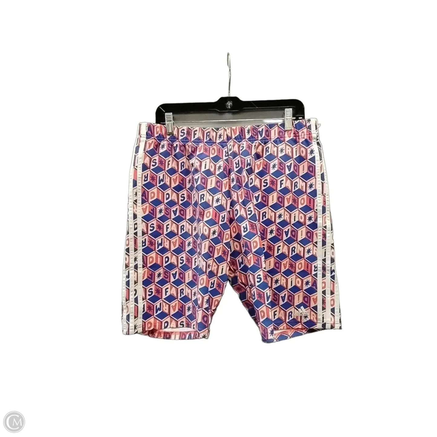 Athletic Shorts By Adidas In Blue & Red & White, Size: 2x