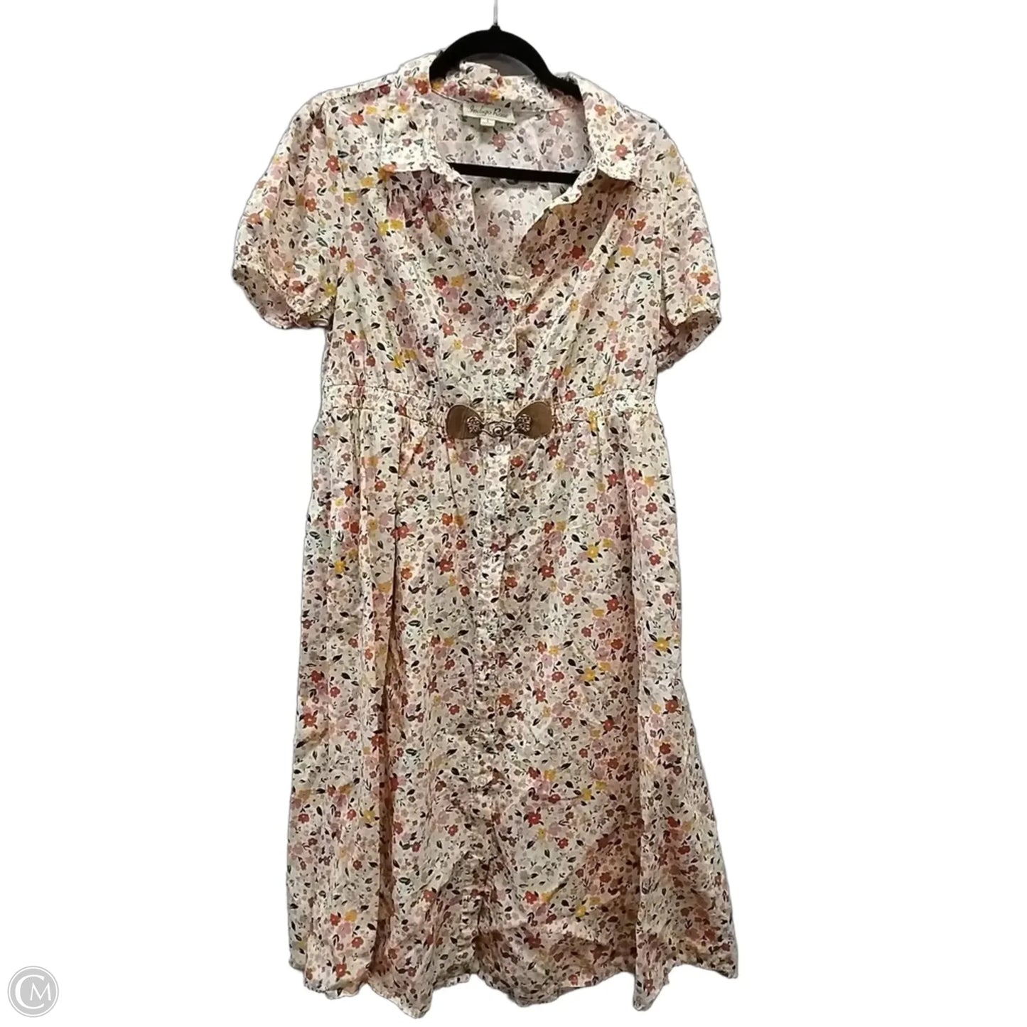 Dress Casual Midi By Indigo Rose In Floral Print, Size: 12