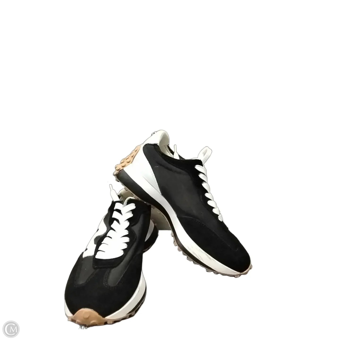 Shoes Sneakers By Steve Madden In Black & White, Size: 7.5