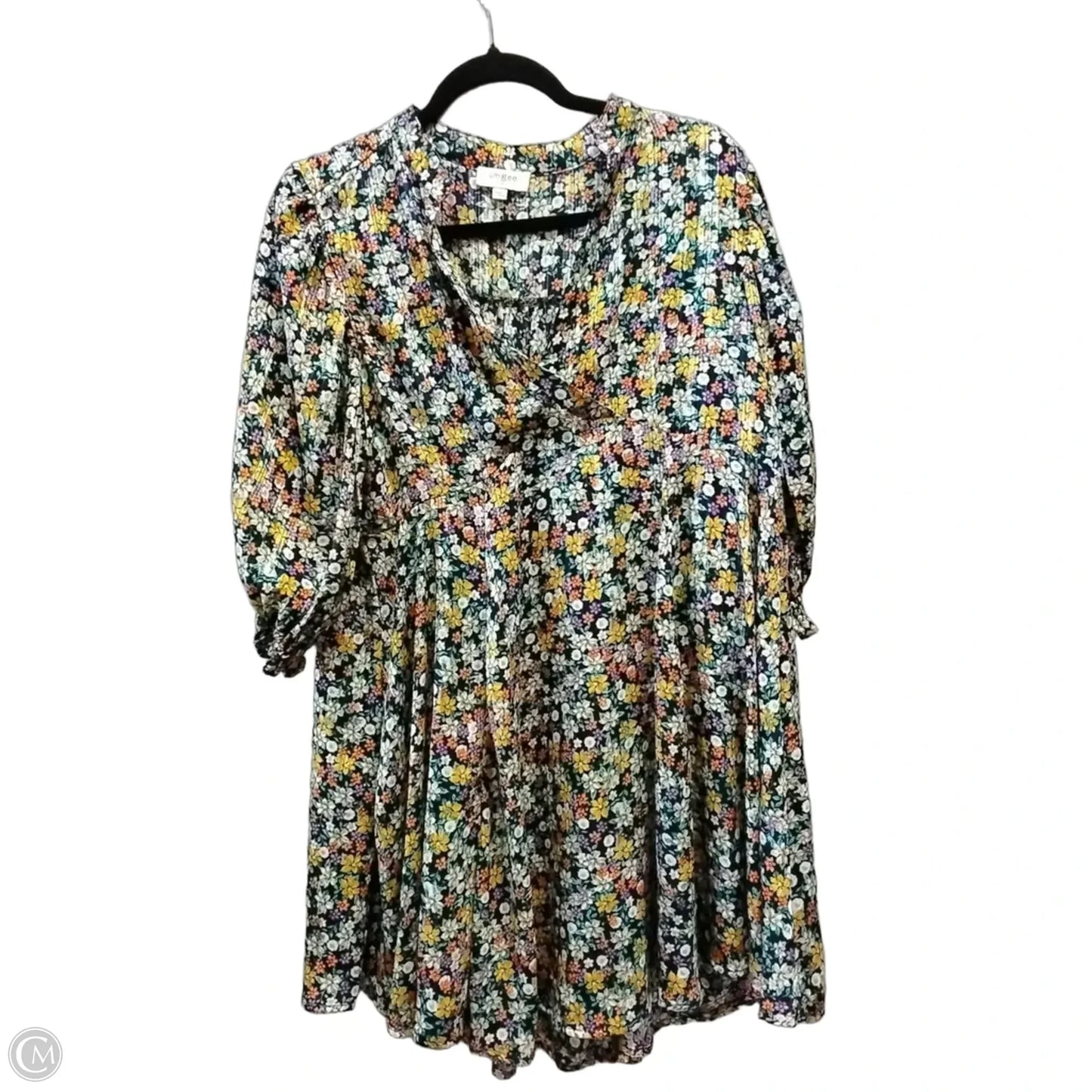Dress Casual Midi By Umgee In Floral Print, Size: 6