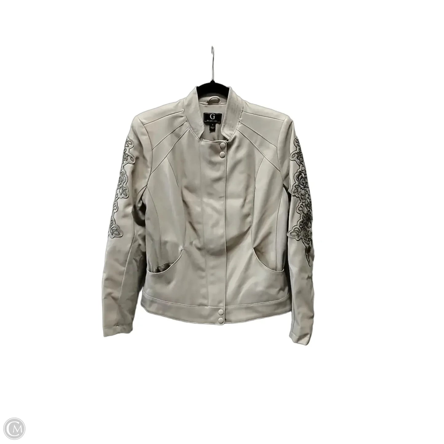 Jacket Leather By Nygard Peter In Purple, Size: 8