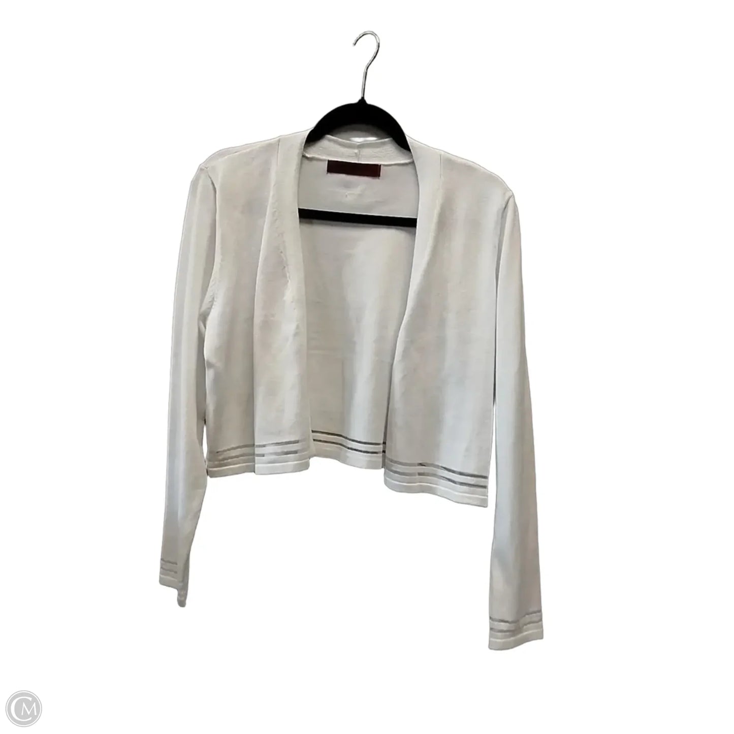 Sweater Cardigan By Love Scarlett In White, Size: L