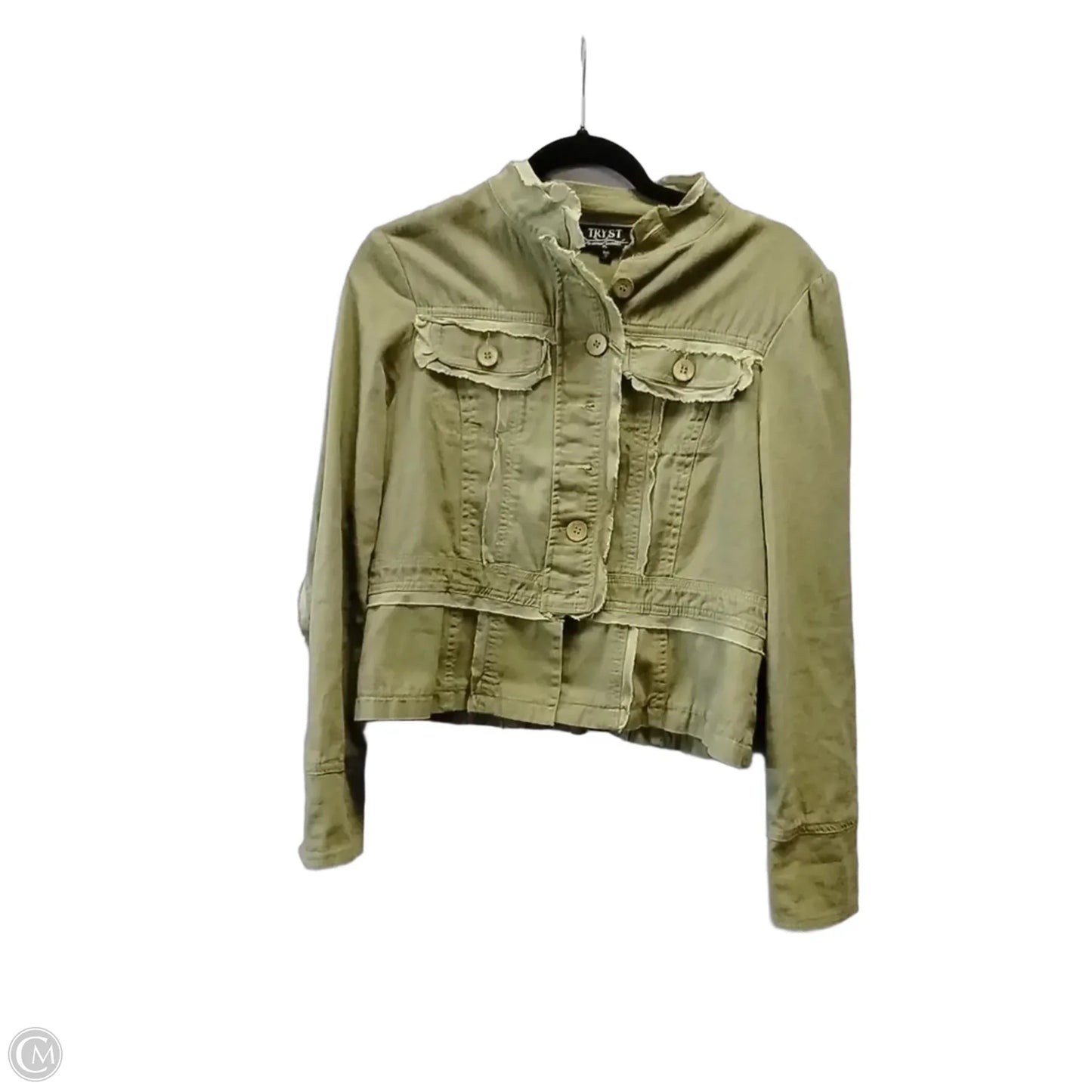 Jacket Other By Tryst In Green, Size: Petite L