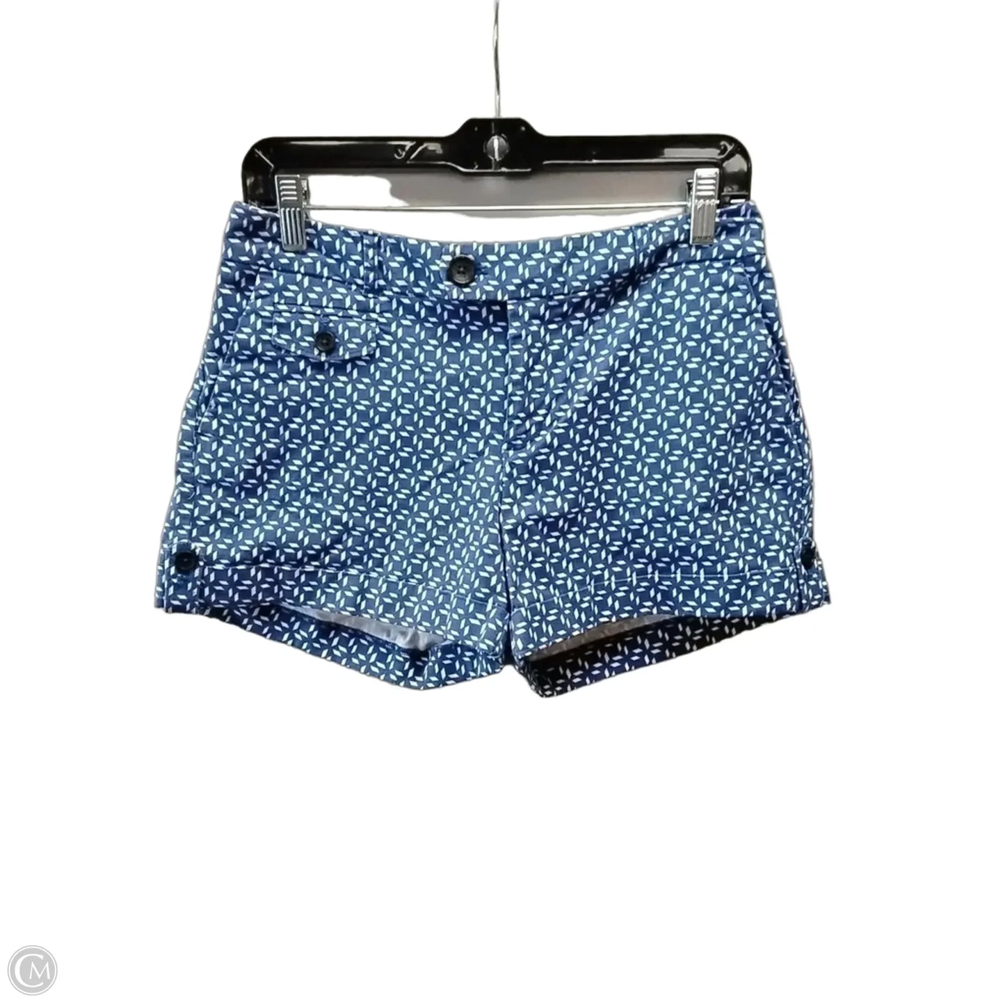 Shorts By Banana Republic In Blue & White, Size: 4