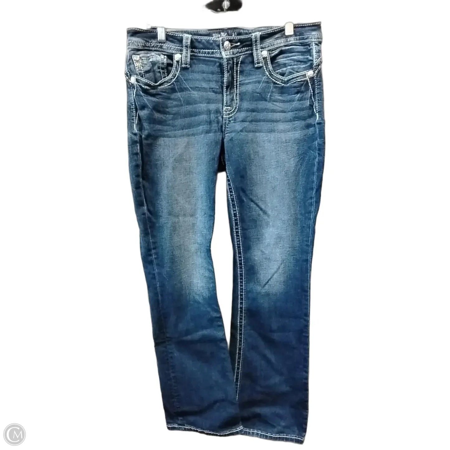 Jeans Boot Cut By Miss Me In Blue, Size: 12