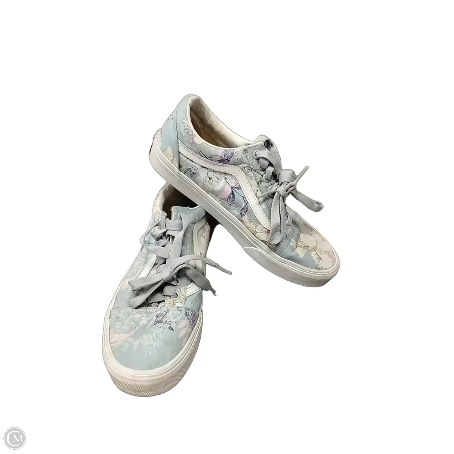 Shoes Sneakers By Vans In Floral Print, Size: 8