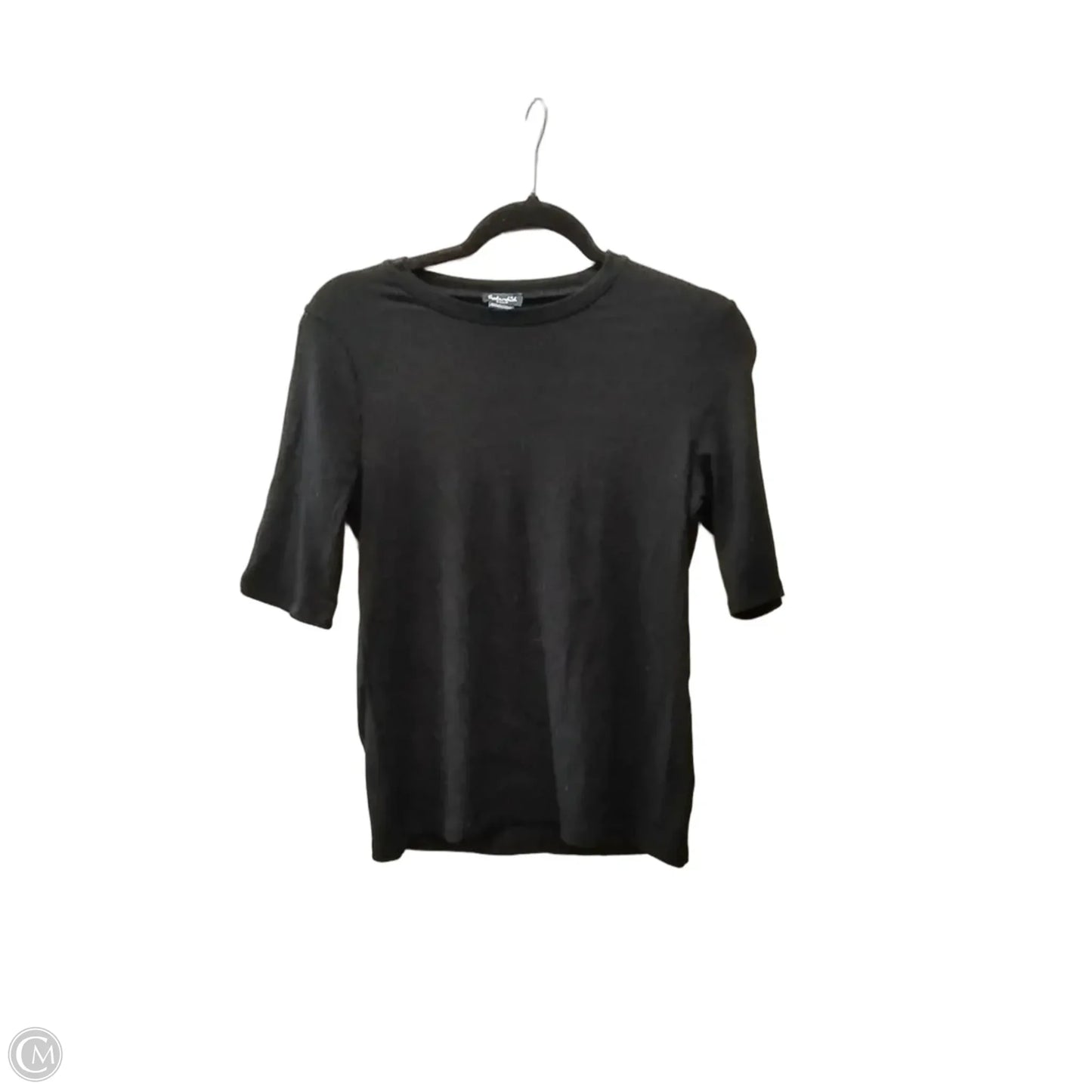 Top Short Sleeve By Splendid In Black, Size: S