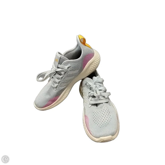 Shoes Athletic By Adidas In Grey & Pink, Size: 8.5