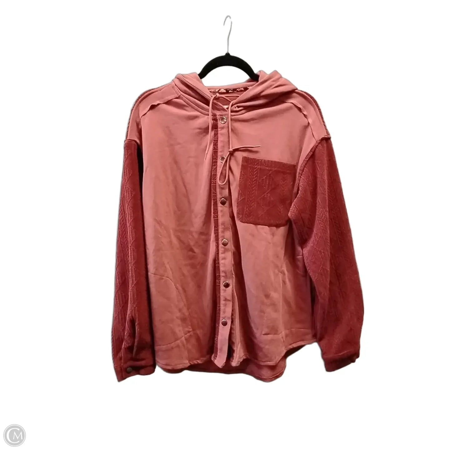 Sweatshirt Hoodie By Umgee In Orange, Size: S