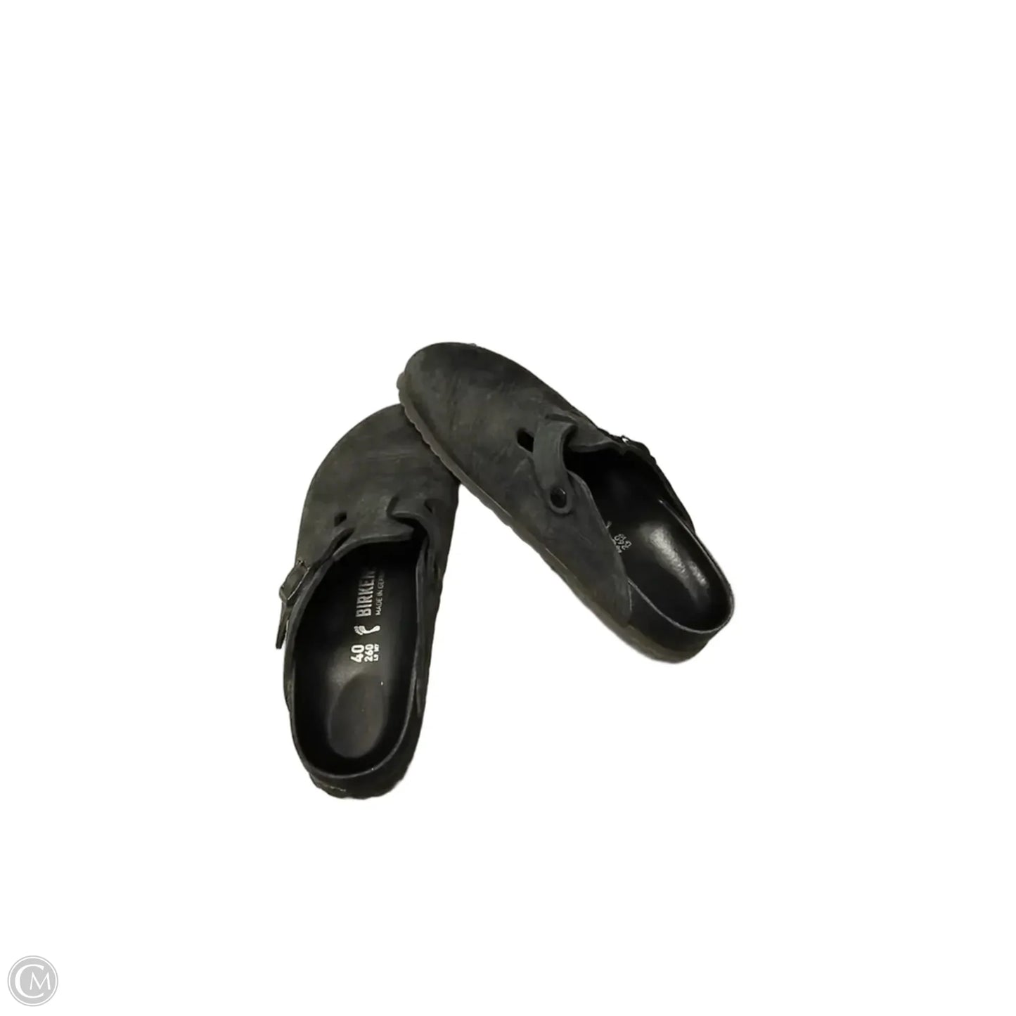 Sandals Flip Flops By Birkenstock In Black, Size: 9.5