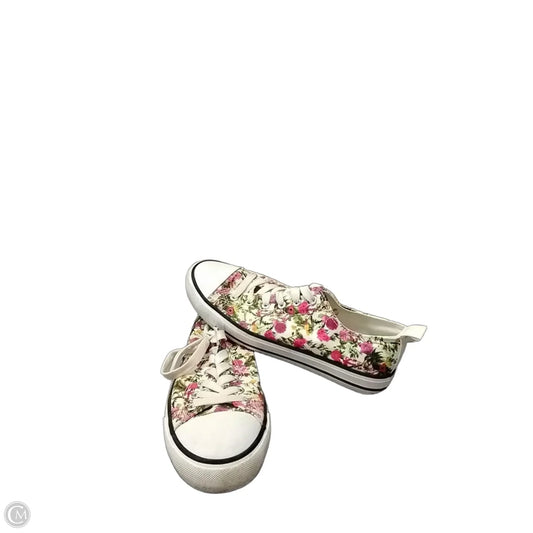 Shoes Sneakers By Cme In Floral Print, Size: 9