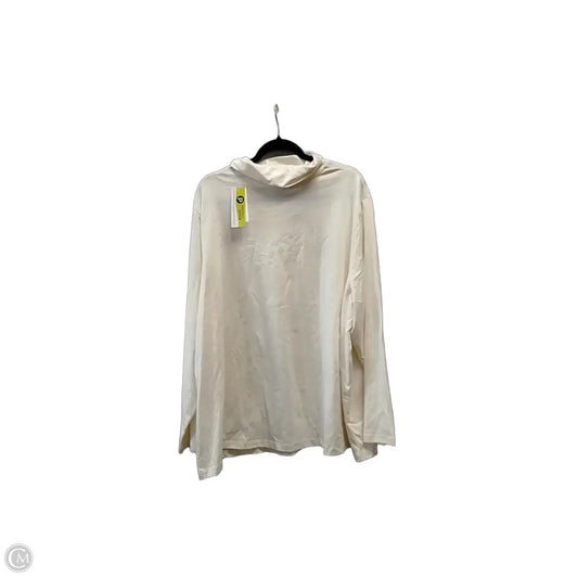 Top Long Sleeve By Liz And Me In Cream, Size: 3x