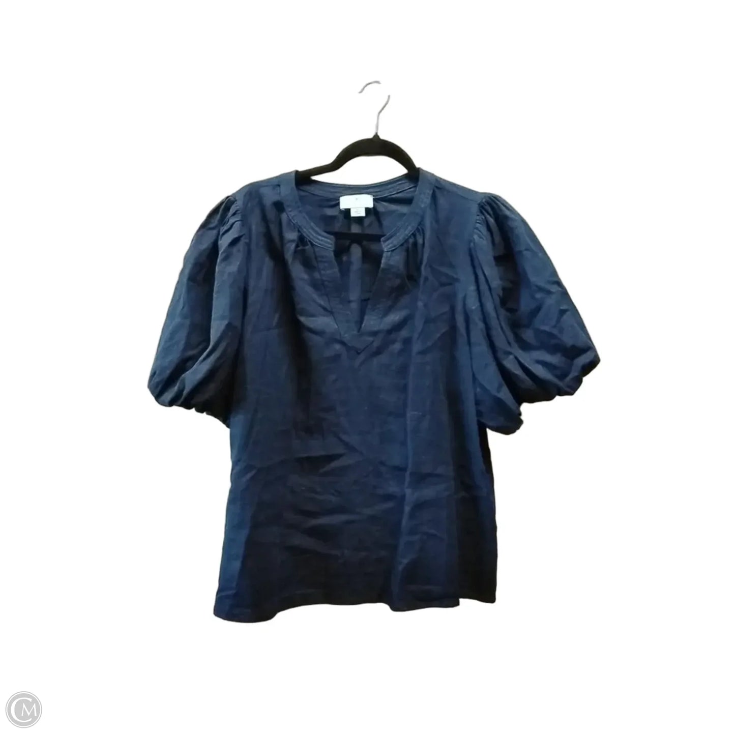 Top Short Sleeve By Cece In Blue, Size: Xl