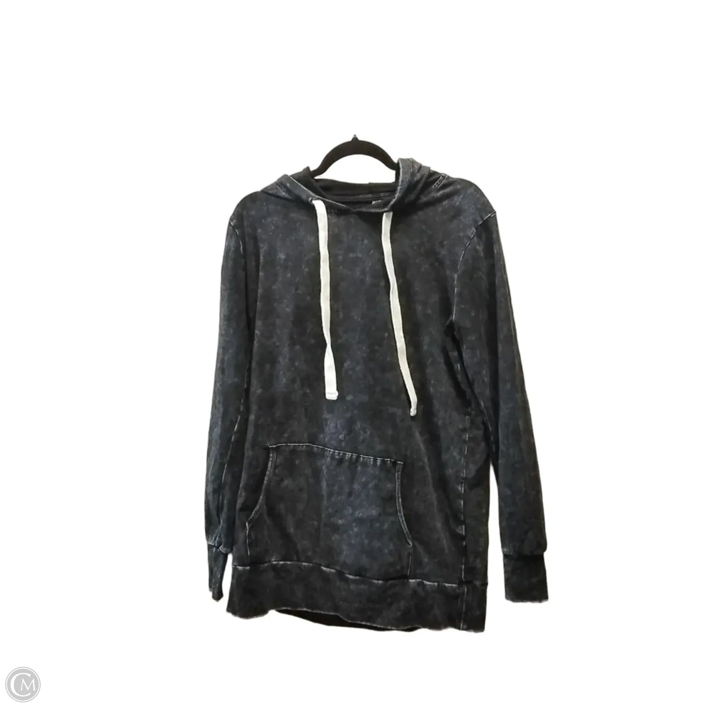 Sweatshirt Hoodie By Zenana Outfitters In Black, Size: S