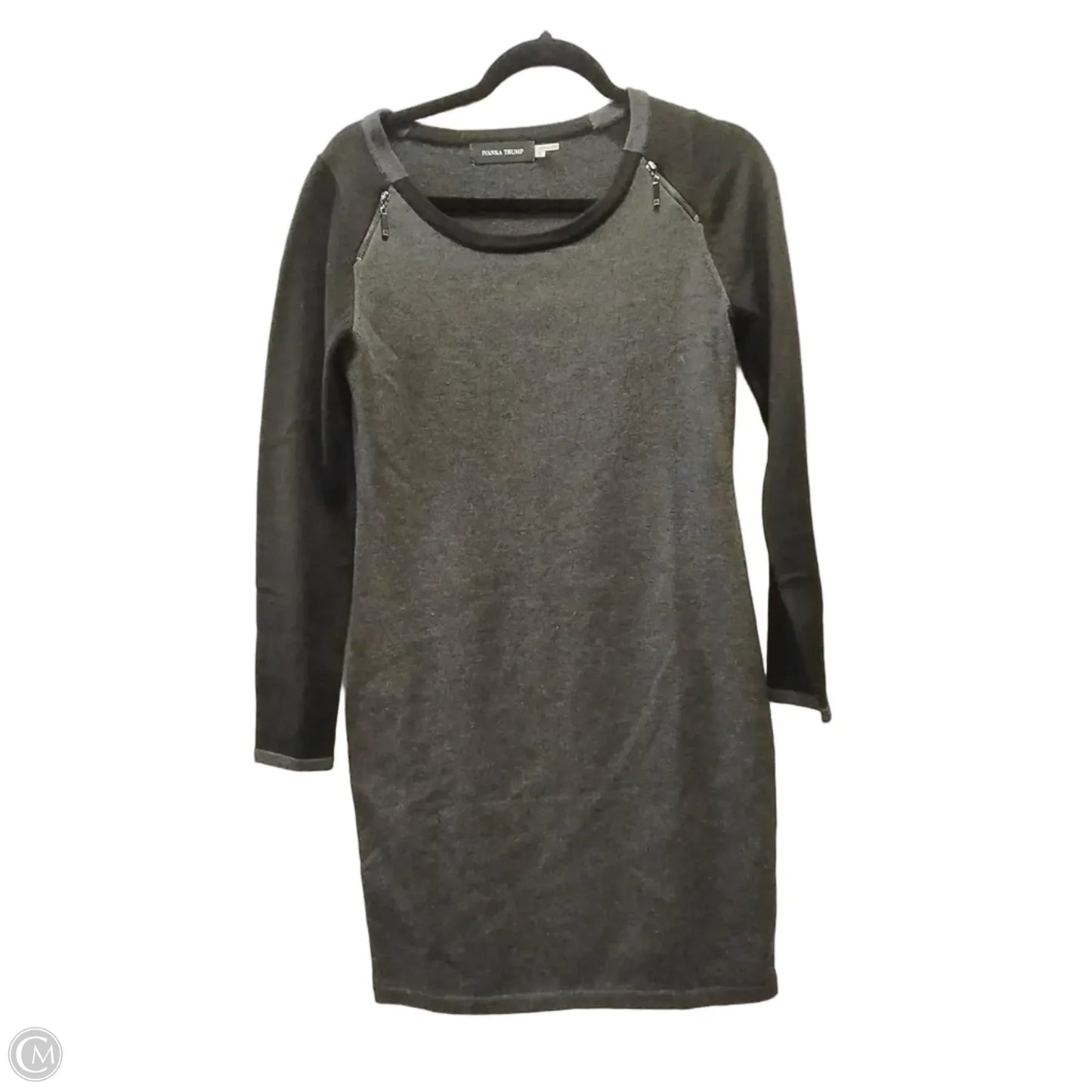 Sweater By Ivanka Trump In Black & Grey, Size: S