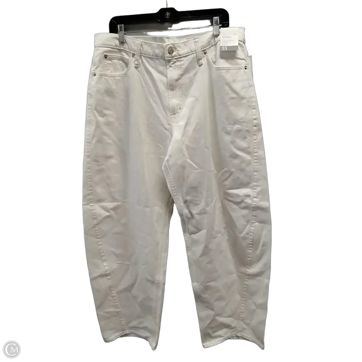 Jeans Wide Leg By Gap In White, Size: 16