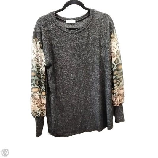 Sweater By First Love In Grey, Size: S